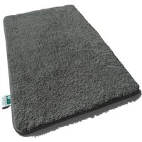 Badematten Sky Uni Stormy Grey 70 x 120 cm von CASA PURA