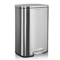 Casa Pura - Mülleimer Dustin Edelstahl Fassungsvermögen: 50 Liter von CASA PURA