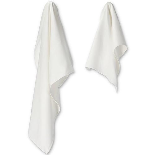 Casatessile Mikrofaser Handtücher Paar 1 cm 40x60 + 1 cm 50x100 - Bianco Casatessile Mikrofaser Handtücher Paar 1 cm 40x60 + 1 cm 50x100 - Bianco von Casatessile