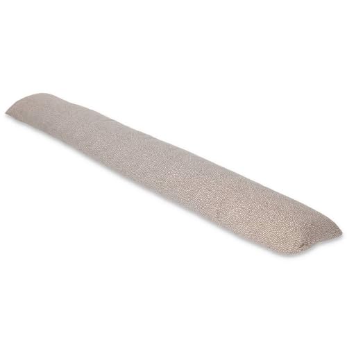 Casatessile Waschbarer Zugluftstopper mit abnehmbarem Bezug 110 cm. SELIG - BEIGE von Casatessile