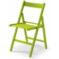 Stuhl bing, 42,5x47,5x79, grün, Holz, klappbar - Casa Vital von CASA VITAL
