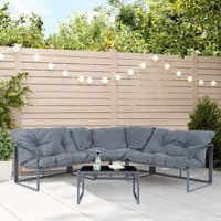 Loungeset Karg Dunkelgrau [ Casa.pro von CASA.PRO