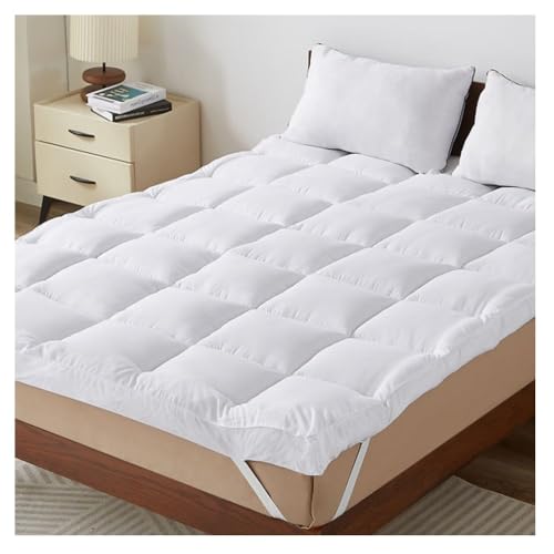 CASABEL Matratzen Topper 180x200cm - Extra Dicke Matratzenauflage 180x200cm mit Atmungsaktiver Mikrofaser - rutschfest und Allergikerfreundlich - Matratzentopper mit 4 Elastischen Eckbändern von CASABEL