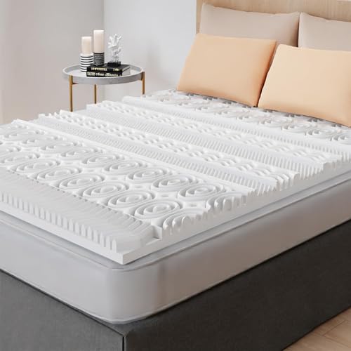 CASABEL Matratzentopper 140 x 190 cm Hochdichter Memory-Schaum - Doppel-Topper - Ergonomische Zonen - für Matratzen, Schlafsofa, BZ CASABEL Matratzentopper 140 x 190 cm Hochdichter Memory-Schaum - Doppel-Topper - Ergonomische Zonen - für Matratzen, Schlafsofa, BZ von CASABEL