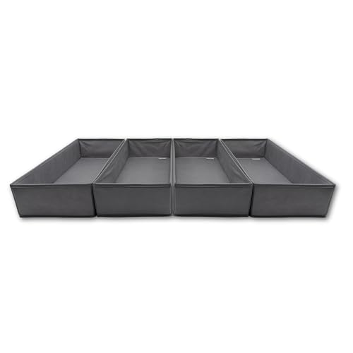 CASACOSA Exact (passend für Ikea Pax 100 cm), Pax Schubladen Organizer, formstabil, Kleiderschrank Organizer, Ordnungssystem Kleiderschrank, 4er-Set von CASACOSA