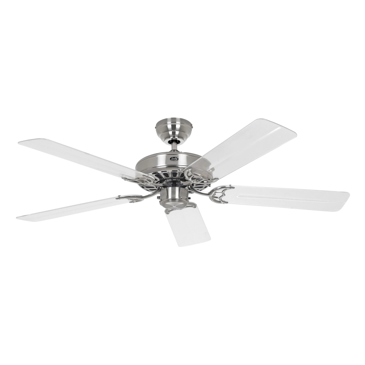 CASAFAN Deckenventilator mit Zugkette Classic Royal Chrom Gebürstet 132 Transparent CASAFAN Deckenventilator mit Zugkette Classic Royal Chrom Gebürstet 132 Transparent von CASAFAN