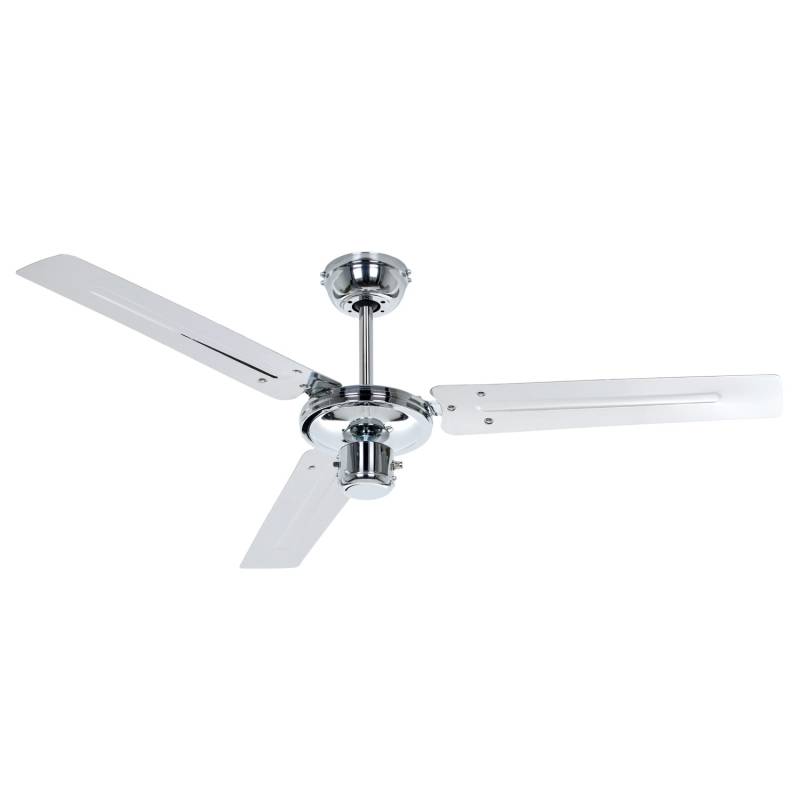 CASAFAN Deckenventilator mit Zugkette Tristar-Z Chrom 122 cm von CASAFAN
