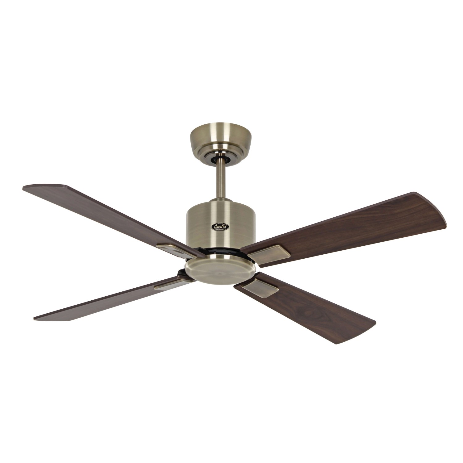 CASAFAN Energiespar Deckenventilator Eco Neo III 103 cm Messing Antik Flügel Nussbaum - Kirschbaum mit Fernbedienung CASAFAN Energiespar Deckenventilator Eco Neo III 103 cm Messing Antik Flügel Nussbaum - Kirschbaum mit Fernbedienung von CASAFAN