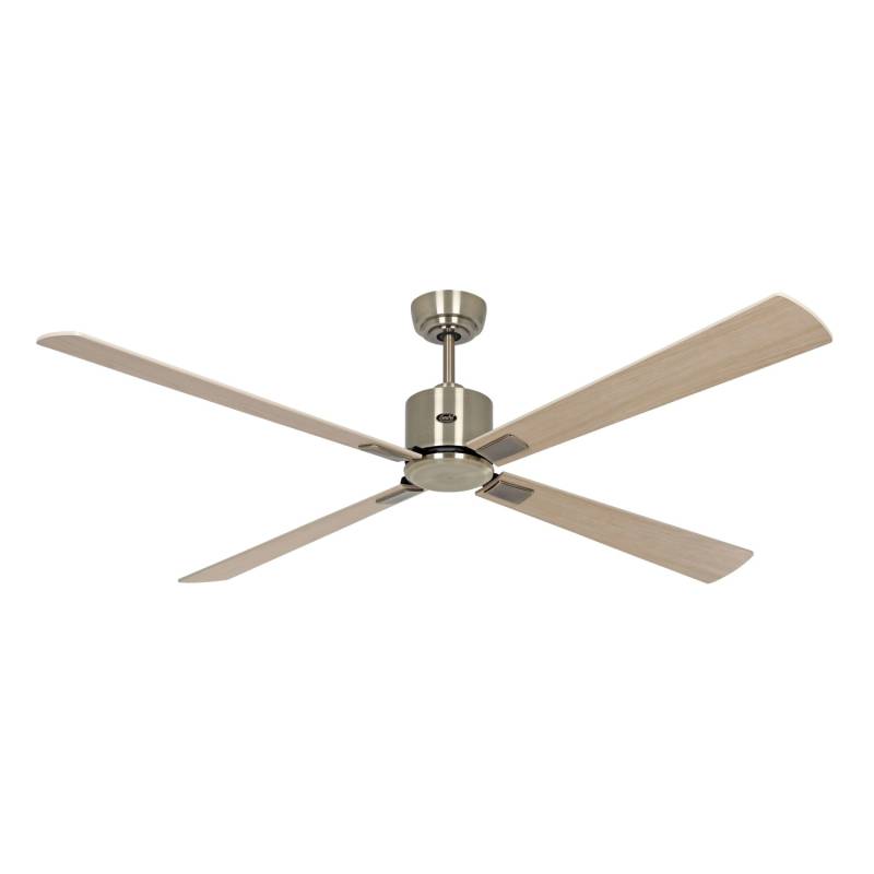 CASAFAN Energiespar Deckenventilator Eco Neo III 152 cm Messing Antik Flügel Ahorn - Buche mit Fernbedienung von CASAFAN