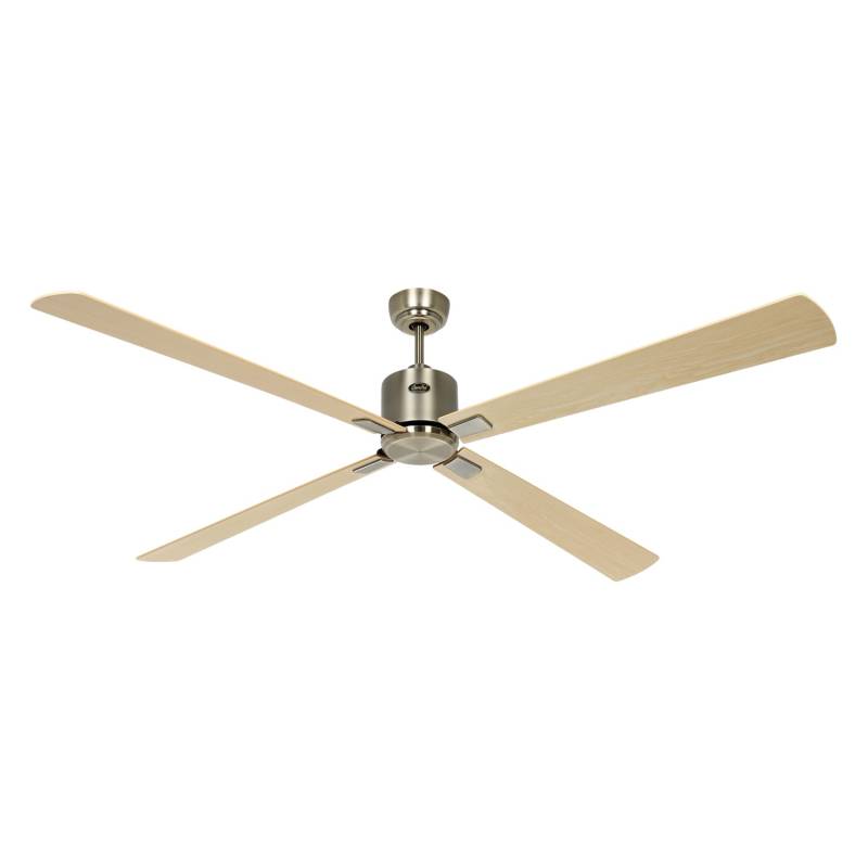 CASAFAN Energiespar Deckenventilator Eco Neo III 180 cm Messing Antik Flügel Ahorn - Buche mit Fernbedienung von CASAFAN
