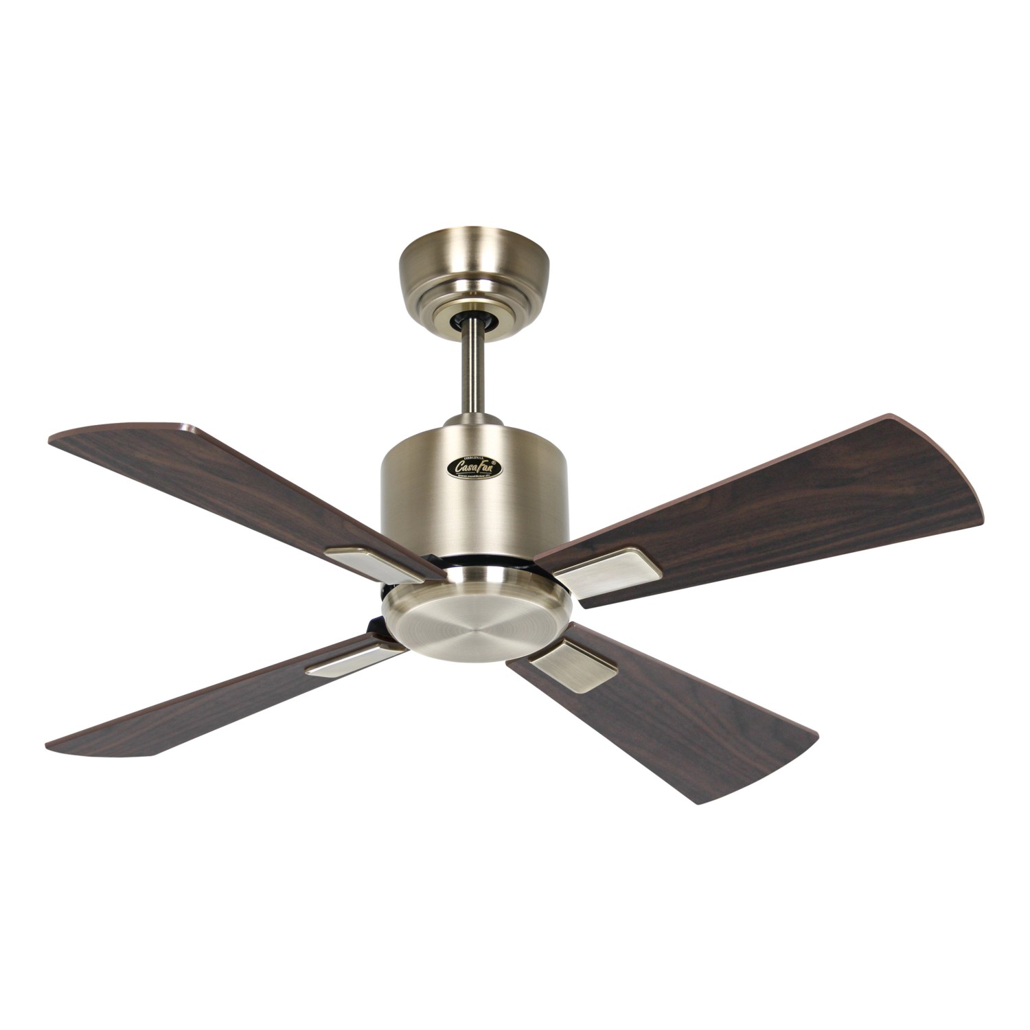 CASAFAN Energiespar Deckenventilator Eco Neo III 92 cm Messing Antik Flügel Nussbaum - Kirschbaum mit Fernbedienung CASAFAN Energiespar Deckenventilator Eco Neo III 92 cm Messing Antik Flügel Nussbaum - Kirschbaum mit Fernbedienung von CASAFAN