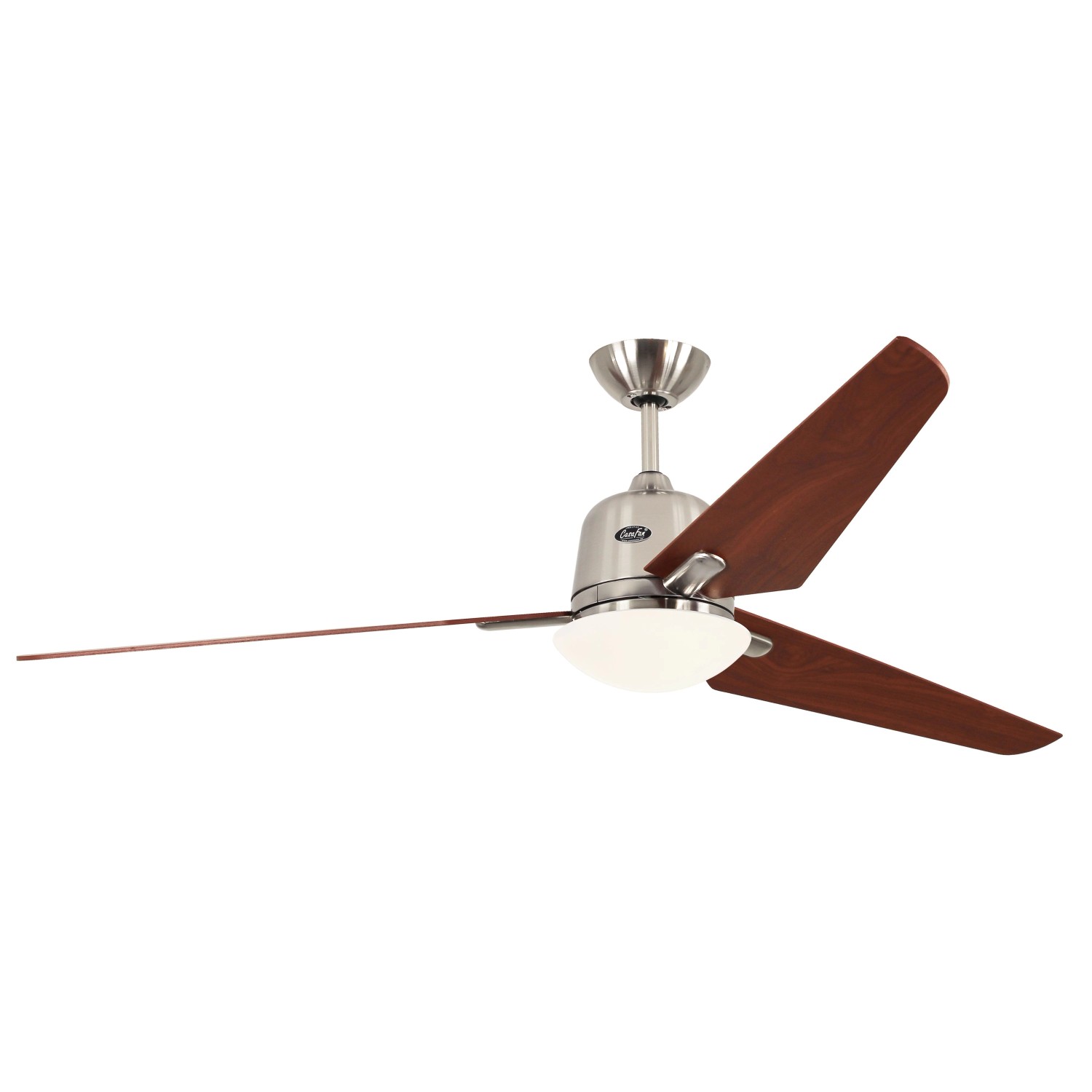 CASAFAN Energiespar Deckenventilator mit Beleuchtung und Fernbedienung Eco Aviatos 162 cm Chrom Gebürstet - Kirschbaum CASAFAN Energiespar Deckenventilator mit Beleuchtung und Fernbedienung Eco Aviatos 162 cm Chrom Gebürstet - Kirschbaum von CASAFAN