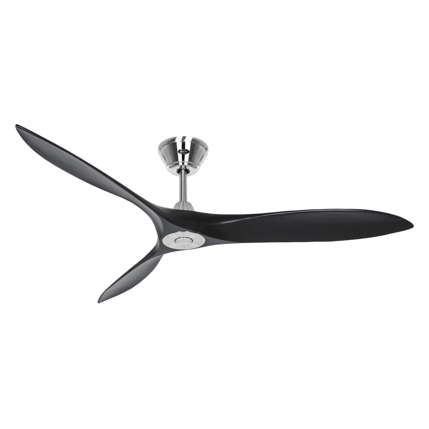 CASAFAN Energiespar Deckenventilator mit Fernbedienung Eco Airscrew 152 cm Chrom - Schwarz matt CASAFAN Energiespar Deckenventilator mit Fernbedienung Eco Airscrew 152 cm Chrom - Schwarz matt von CASAFAN