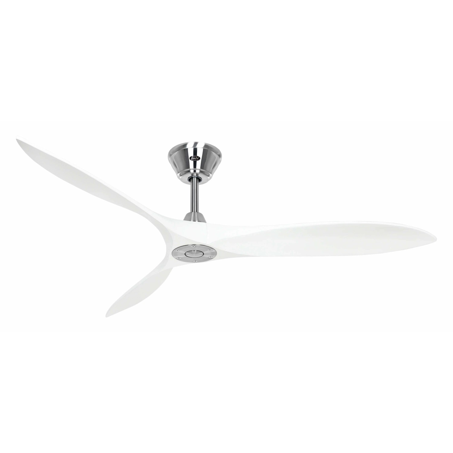 CASAFAN Energiespar Deckenventilator mit Fernbedienung Eco Airscrew 152 cm Chrom - Weiß matt CASAFAN Energiespar Deckenventilator mit Fernbedienung Eco Airscrew 152 cm Chrom - Weiß matt von CASAFAN