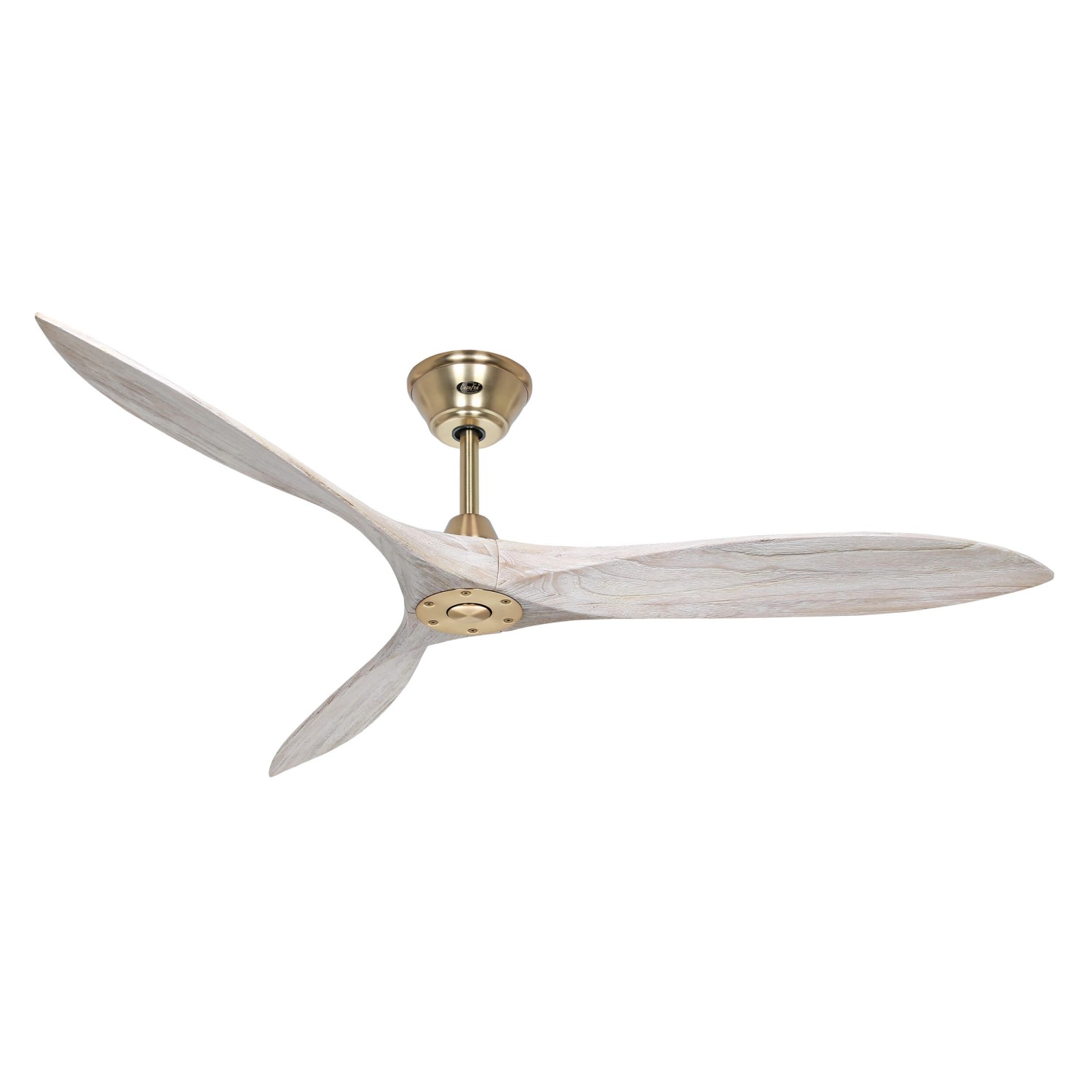 CASAFAN Energiespar Deckenventilator mit Fernbedienung Eco Airscrew 152 cm Messing Gebürstet - Weiß Gebürstet CASAFAN Energiespar Deckenventilator mit Fernbedienung Eco Airscrew 152 cm Messing Gebürstet - Weiß Gebürstet von CASAFAN
