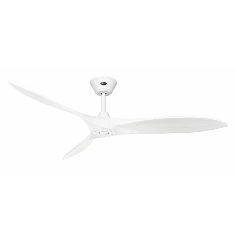 CASAFAN Energiespar Deckenventilator mit Fernbedienung Eco Airscrew 152 cm Weiß matt von CASAFAN