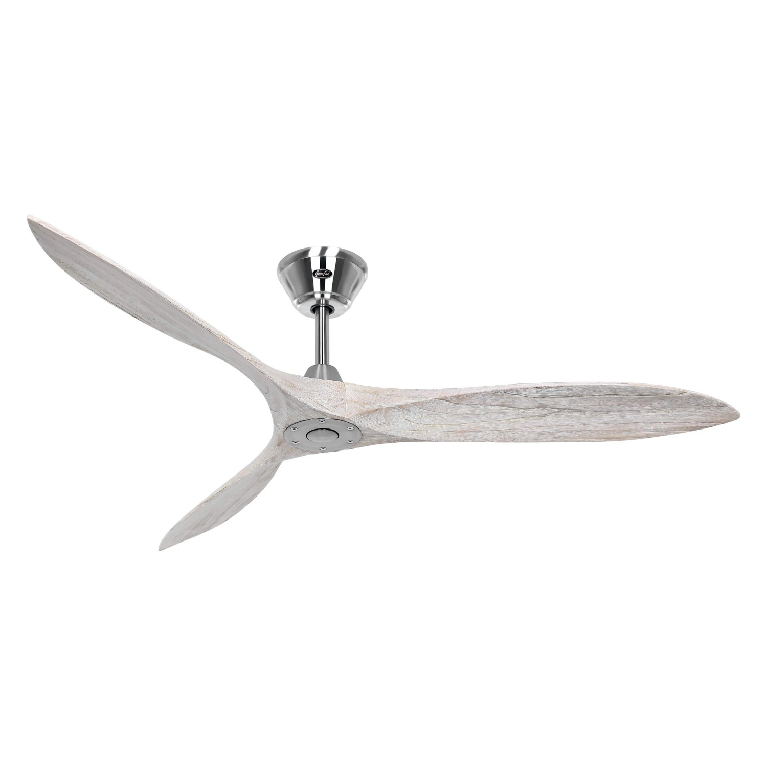 CASAFAN Energiespar Deckenventilator mit Fernbedienung Eco Airscrew Chrom Gebürstet - Weiß Gebürstet CASAFAN Energiespar Deckenventilator mit Fernbedienung Eco Airscrew Chrom Gebürstet - Weiß Gebürstet von CASAFAN