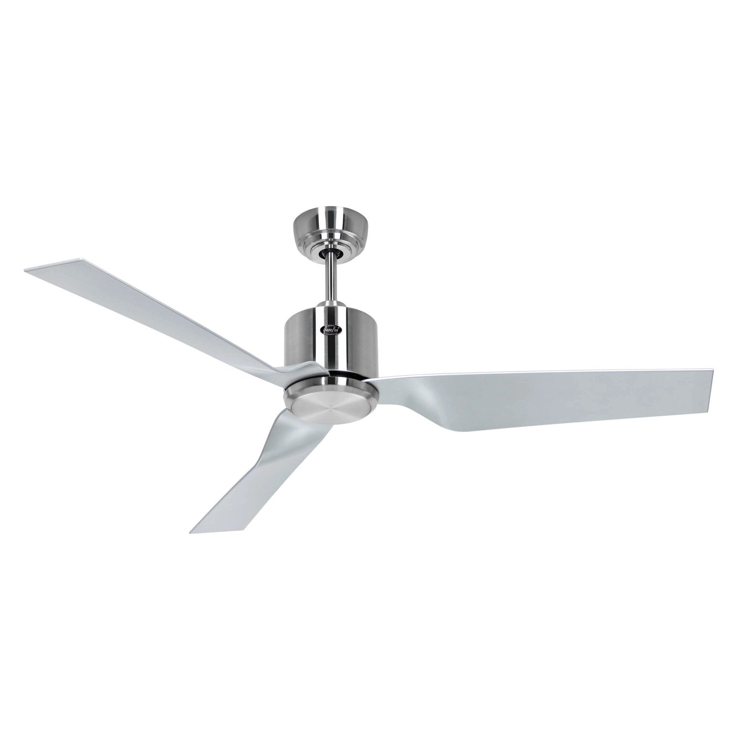 CASAFAN Energiespar Deckenventilator mit Fernbedienung Eco Dynamix II WiFi 132 cm Chrom von CASAFAN