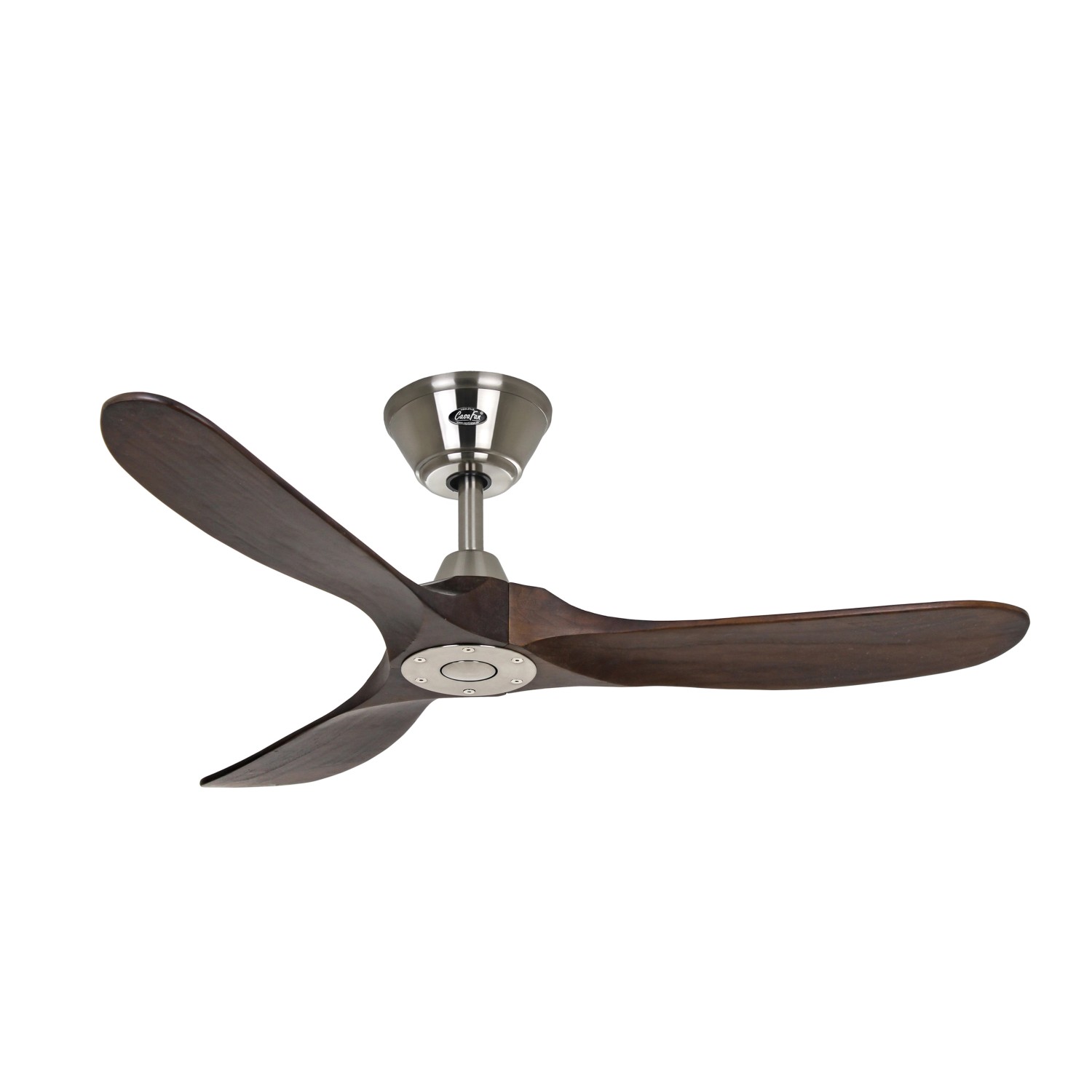 CASAFAN Energiespar Deckenventilator mit Fernbedienung Eco Genuino Chrom Gebürstet - Nussbaum 122 cm CASAFAN Energiespar Deckenventilator mit Fernbedienung Eco Genuino Chrom Gebürstet - Nussbaum 122 cm von CASAFAN