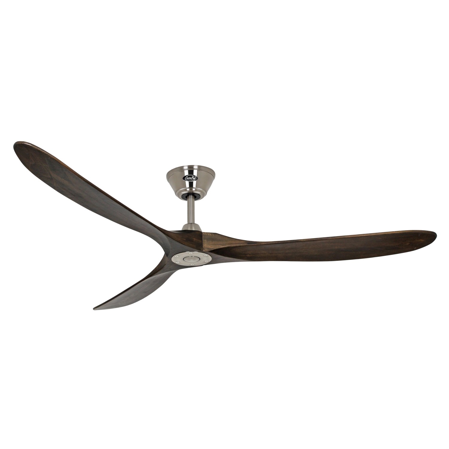 CASAFAN Energiespar Deckenventilator mit Fernbedienung Eco Genuino Chrom Gebürstet - Nussbaum 180 cm CASAFAN Energiespar Deckenventilator mit Fernbedienung Eco Genuino Chrom Gebürstet - Nussbaum 180 cm von CASAFAN