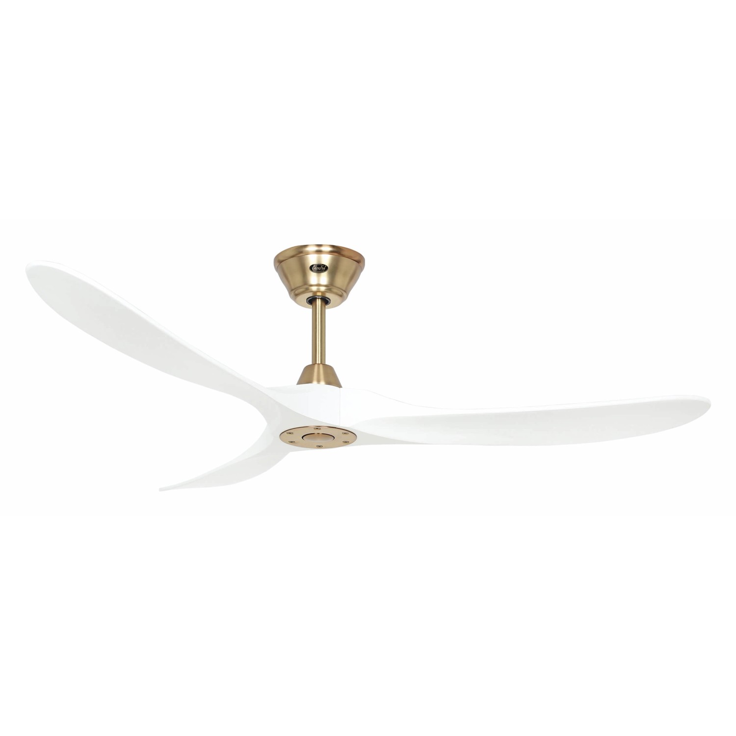 CASAFAN Energiespar Deckenventilator mit Fernbedienung Eco Genuino Messing Gebürstet - Matt Weiß 152 cm CASAFAN Energiespar Deckenventilator mit Fernbedienung Eco Genuino Messing Gebürstet - Matt Weiß 152 cm von CASAFAN