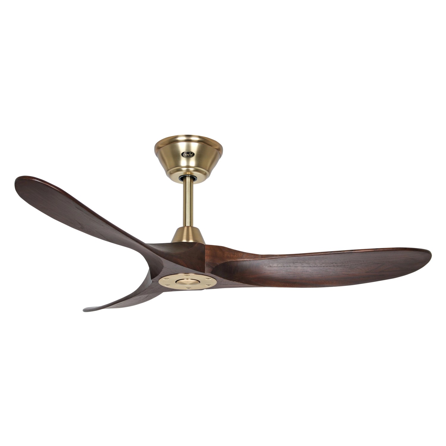 CASAFAN Energiespar Deckenventilator mit Fernbedienung Eco Genuino Messing Gebürstet - Nussbaum 122 cm CASAFAN Energiespar Deckenventilator mit Fernbedienung Eco Genuino Messing Gebürstet - Nussbaum 122 cm von CASAFAN