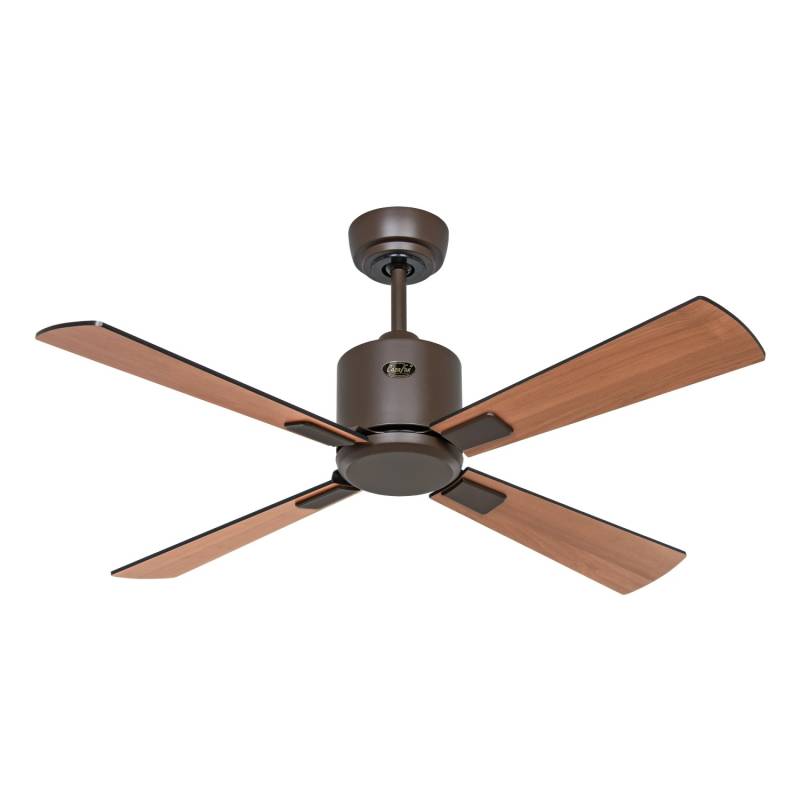 CASAFAN Energiespar Deckenventilator mit Fernbedienung Eco Neo III 103 cm Bronze Flügel Schwarz - Teak von CASAFAN