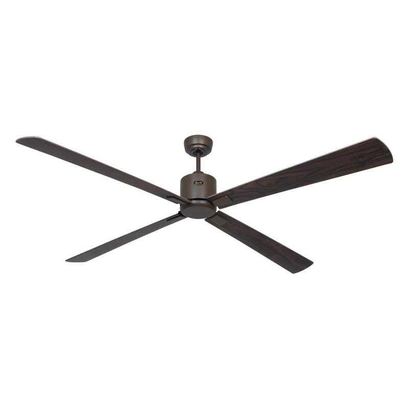 CASAFAN Energiespar Deckenventilator mit Fernbedienung Eco Neo III 180 cm Bronze Flügel Nussbaum - Kirschbaum von CASAFAN