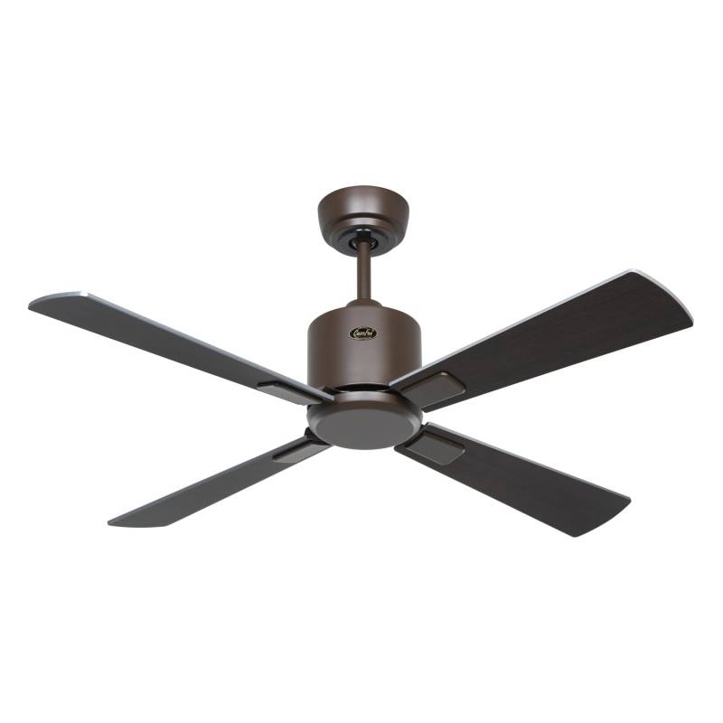 CASAFAN Energiespar Deckenventilator mit Fernbedienung Eco Neo III WiFi 103 cm Bronze Flügel Wenge - Silbergrau von CASAFAN