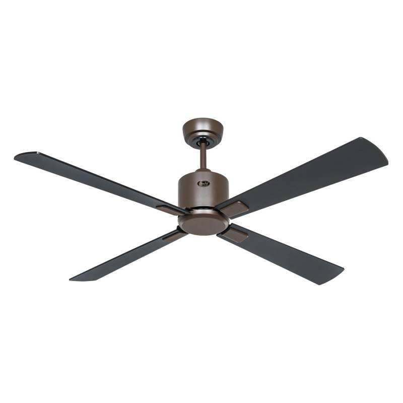 CASAFAN Energiespar Deckenventilator mit Fernbedienung Eco Neo III WiFi 132 cm Bronze Flügel Schwarz - Teak von CASAFAN