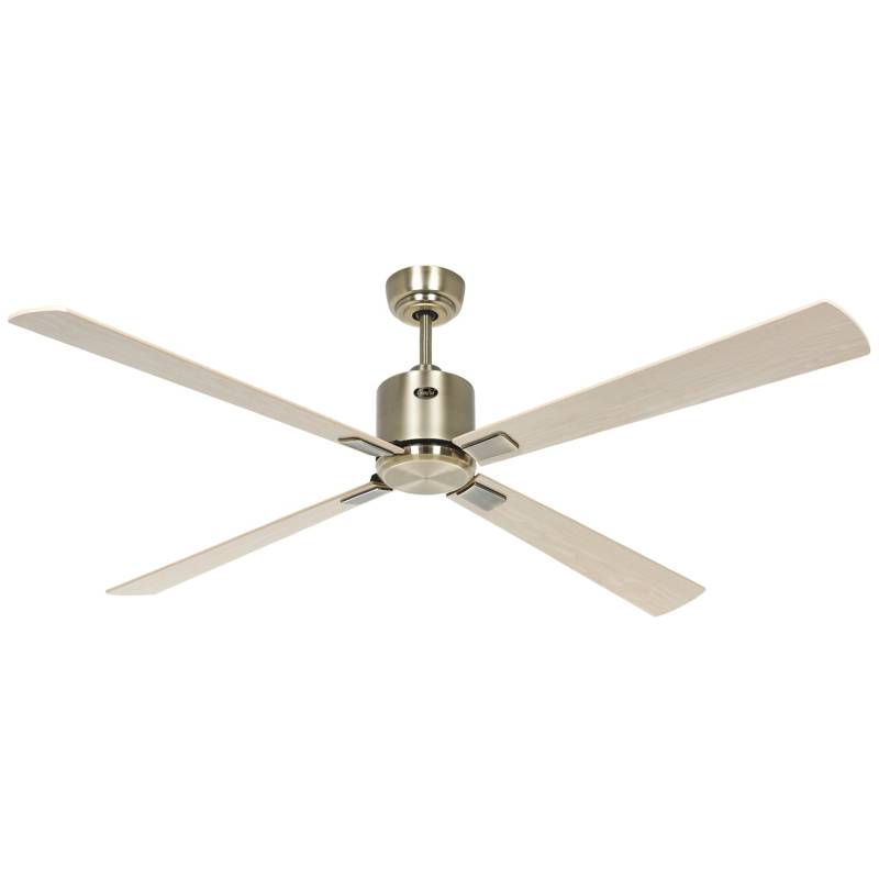CASAFAN Energiespar Deckenventilator mit Fernbedienung Eco Neo III WiFi 152 cm Messing Antik Flügel Ahorn - Buche von CASAFAN