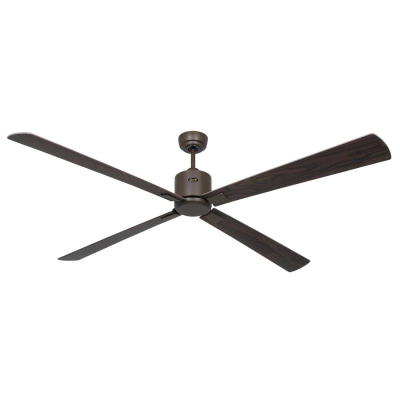 CASAFAN Energiespar Deckenventilator mit Fernbedienung Eco Neo III WiFi 180 cm Bronze Flügel Nussbaum - Kirschbaum von CASAFAN