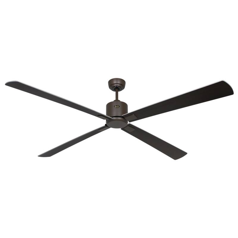 CASAFAN Energiespar Deckenventilator mit Fernbedienung Eco Neo III WiFi 180 cm Bronze Flügel Wenge - Silbergrau von CASAFAN