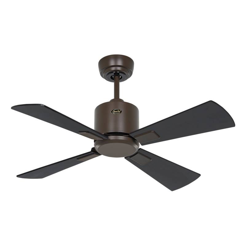 CASAFAN Energiespar Deckenventilator mit Fernbedienung Eco Neo III WiFi 92 cm Bronze Flügel Schwarz - Teak von CASAFAN
