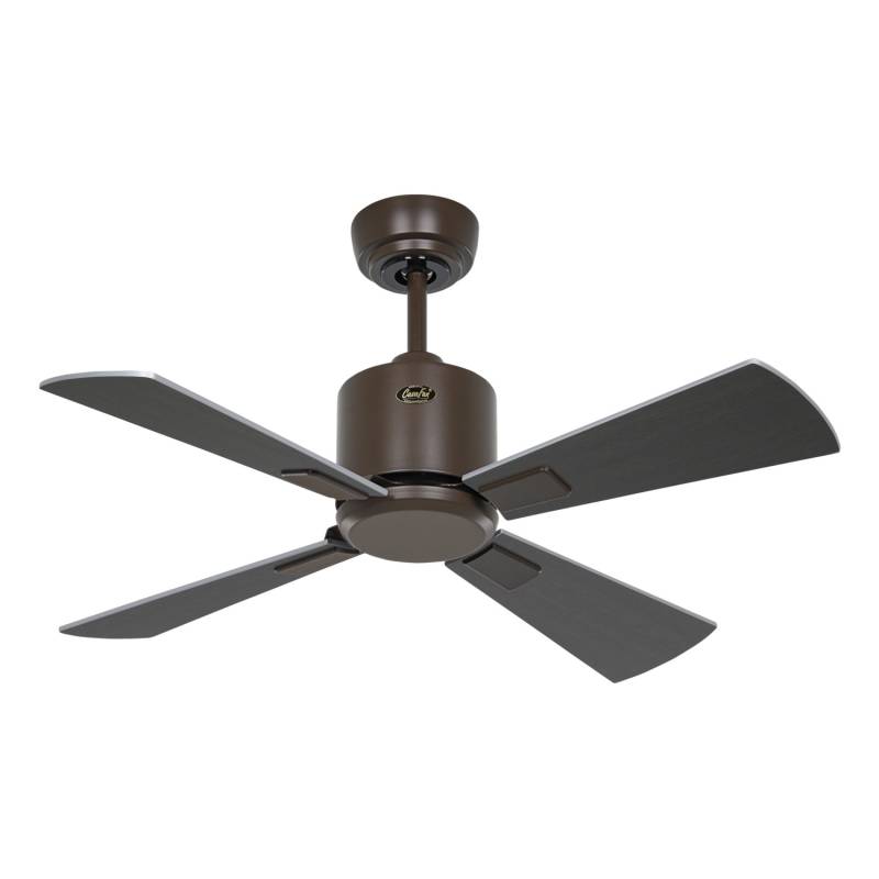 CASAFAN Energiespar Deckenventilator mit Fernbedienung Eco Neo III WiFi 92 cm Bronze Flügel Wenge - Silbergrau von CASAFAN