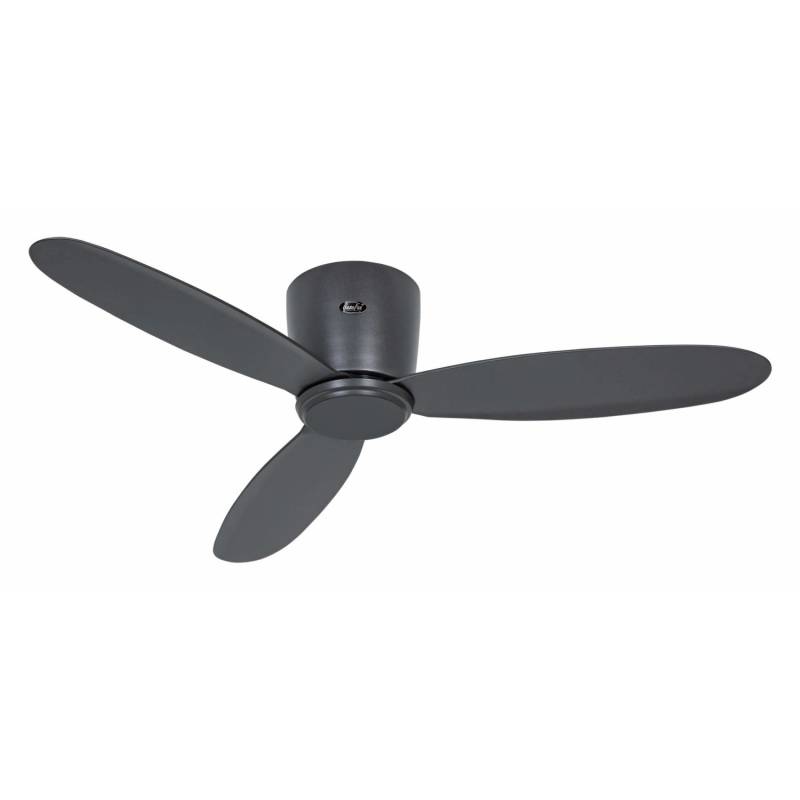 CASAFAN Energiespar Deckenventilator mit Fernbedienung Eco Plano II 112 cm Basaltgrau von CASAFAN