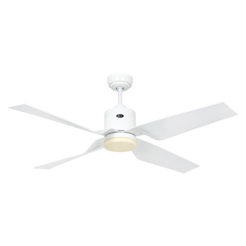 CASAFAN Energiespar Deckenventilator mit LED Beleuchtung und Fernbedienung Eco Dynamix II-Z WiFi 132 cm Weiß von CASAFAN