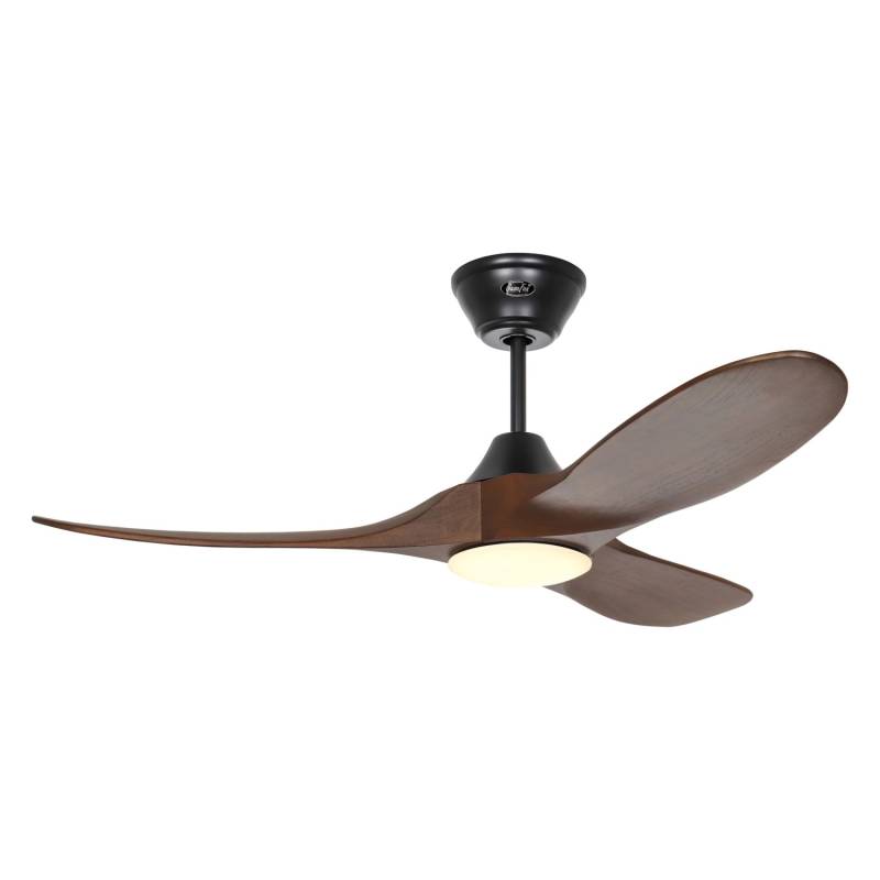 CASAFAN Energiespar Deckenventilator mit LED Beleuchtung und Fernbedienung Eco Genuino-L Schwarz - Nussbaum 122 cm CASAFAN Energiespar Deckenventilator mit LED Beleuchtung und Fernbedienung Eco Genuino-L Schwarz - Nussbaum 122 cm von CASAFAN