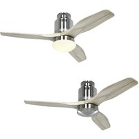 Casafan - Deckenventilator Aerodynamix Eco 112 cm bn-nt von CASAFAN