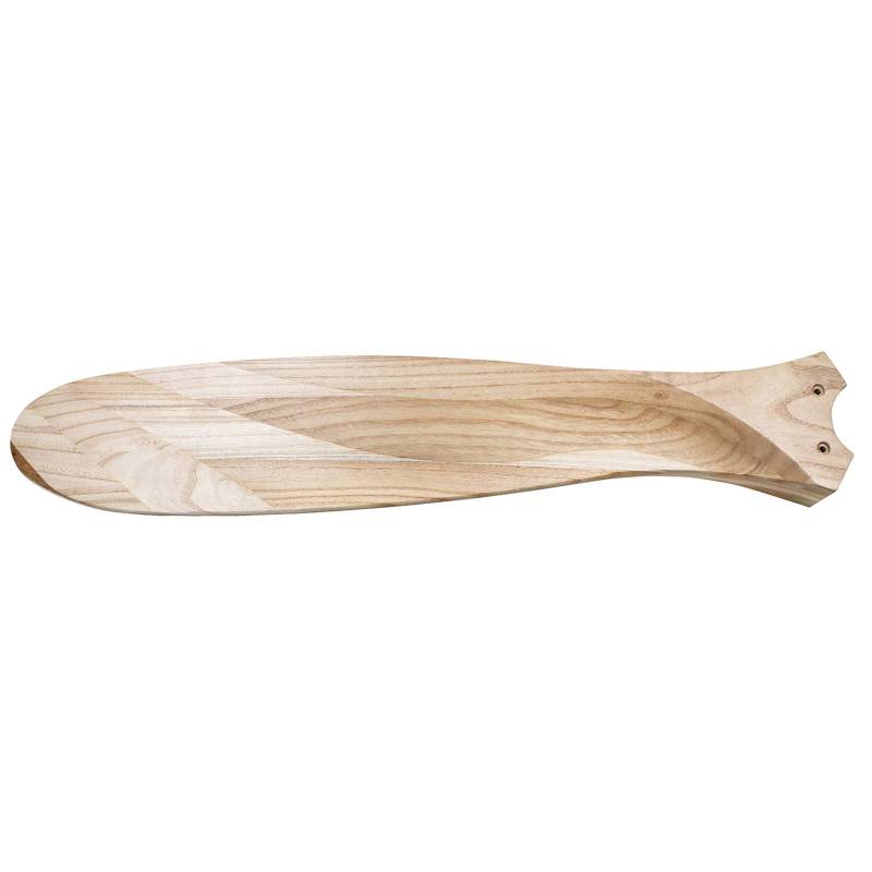 Deckenventilator Eco Genuino 122 chrom/Holz hell von CASAFAN