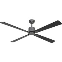 Deckenventilator Eco Neo iii 152 bg Schwarz / Teak von CASAFAN