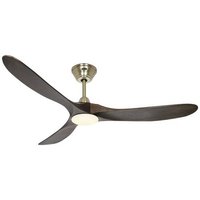 CasaFan ECO GENUINO-L 152 MG-NB Deckenventilator 16.5W (Ø x H) 1520mm x 340mm Messing von CASAFAN