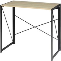 Klappbarer Schreibtisch im Industrialstil - L100 cm - Holz - Calicosy von CALICOSY