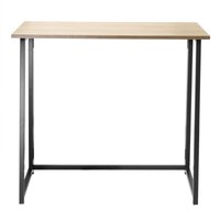 Klappbarer Schreibtisch im Industriestil - L80 cm - Holz - Calicosy von CALICOSY