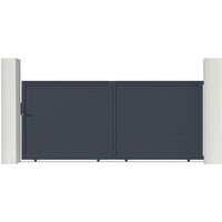 Casanoov - Schiebetor 4m eiger 400 x 180 cm Aluminium Grau Casanoov - Schiebetor 4m eiger 400 x 180 cm Aluminium Grau von CASANOOV