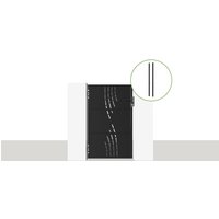 Casanoov - Stahltor nali veleta 100 x 160cm Mattschwarz + 2 DARIO-Stahlpfosten Casanoov - Stahltor nali veleta 100 x 160cm Mattschwarz + 2 DARIO-Stahlpfosten von CASANOOV