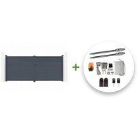 Casanoov - carpatia 300 x 160 cm graues elektrisches Flügeltor + tanker B250 Motorisierung Casanoov - carpatia 300 x 160 cm graues elektrisches Flügeltor + tanker B250 Motorisierung von CASANOOV