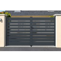 Elektrisches Flügeltor 3m5 VOGEL 350B180 + Motorisierung HICKER B200 von CASANOOV