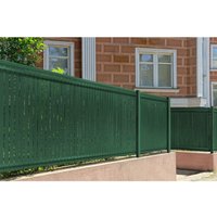 PVC-Sichtschutzlamellen-Set 4m cinto H.120cm Grün von CASANOOV