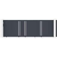 Schiebetor 5m GIONA H.160 graues Aluminium Schiebetor 5m GIONA H.160 graues Aluminium von CASANOOV